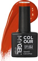 Mylee Gel Nagellak 10ml [Orange crush] UV/LED Gellak Nail Art Manicure Pedicure, Professioneel & Thuisgebruik [Yellow/Orange Range] - Langdurig en gemakkelijk aan te brengen