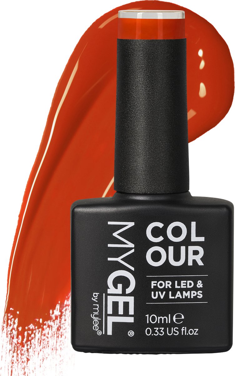 Goedkoopste Mylee Gel Nagellak 10ml [Orange crush] UV/LED Gellak Nail Art Manicure Pedicure, Professioneel & Thuisgebruik [Yellow/Orange Range] - Langdurig en gemakkelijk aan te brengen