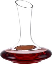 Karaf 1800 ml, 100% loodvrije kristallen glazen karaf, wijnkaraf, wijnaccessoires, wijnbeluchter met brede basis, wijngeschenken