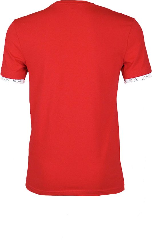Rox - Heren T-shirt Collin - Rood - Slim - Maat XL