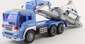JMKA auto speelgoed jongens- vrachtwagen speelgoed- politie auto speelgoed- 40 CM- takelwagen- politie auto- takelwagen- truck
