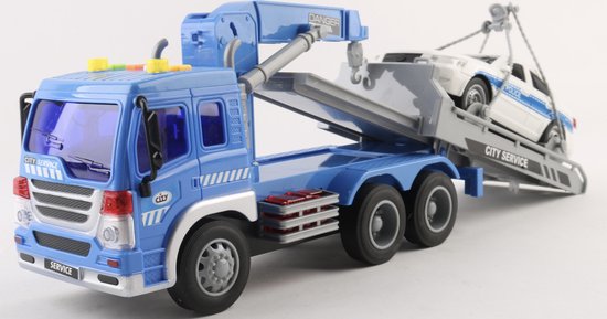 Jouet dépanneuse Pull Back Toy Cars Miniature Carrier Truck Jouet