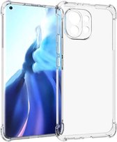 Shop4 - Geschikt voor Xiaomi Mi 11 Hoesje - Zachte Back Case Drop Proof Transparant