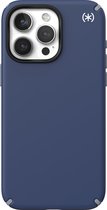 Speck hoesje geschikt voor Apple iPhone 15 Pro Max - Slank - MagSafe - Ultieme Bescherming - Luxe Soft-touch Afwerking - Valbescherming gecertificeerd tot 4 meter - Microban Antibacterieel - Presidio2 Pro lijn -Blauw