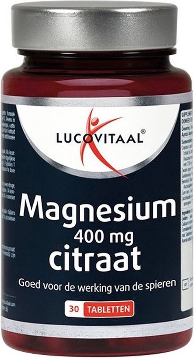 Lucovitaal Magnesium 400 mg Citraat Voedingssupplement - 150 tabletten - Lucovitaal