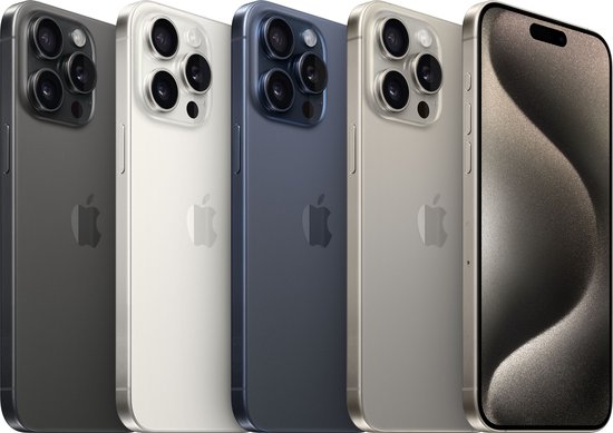 Apple iPhone 15 Pro Max - 512GB - Zwart Titanium