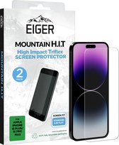 Eiger Mountain H.I.T Scherm Folie Geschikt voor iPhone 15 Plus / 15 Pro Max (2-Pack)