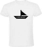 Ik heb een boot Heren T-shirt - zee - zeilboot - water - vakantie - zomer