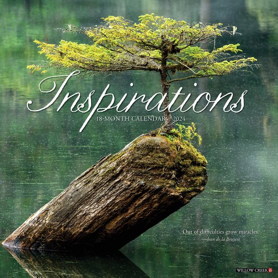 Inspirations 2024 12 X 12 Wall Calendar, Willow Creek 9781549234057