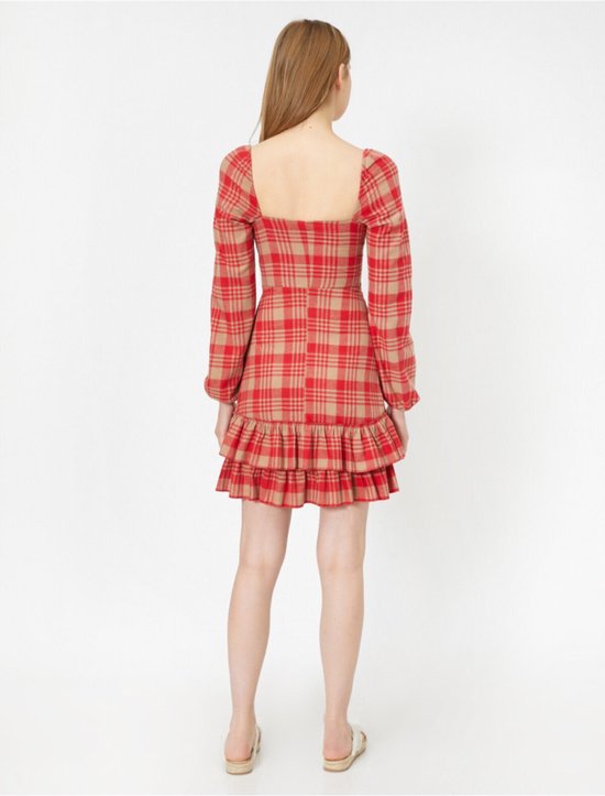 Robe Banana Republic Bleue à Carreaux - Manches Volantes, Taille 2, Neuve Avec étiquettes