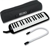 32 Key - Melodica Piano - Melodion Keyboard - Onderwijs - Vinger Muziekinstrument - Gift - Met Draagtas - Met Mondstuk - Zwart