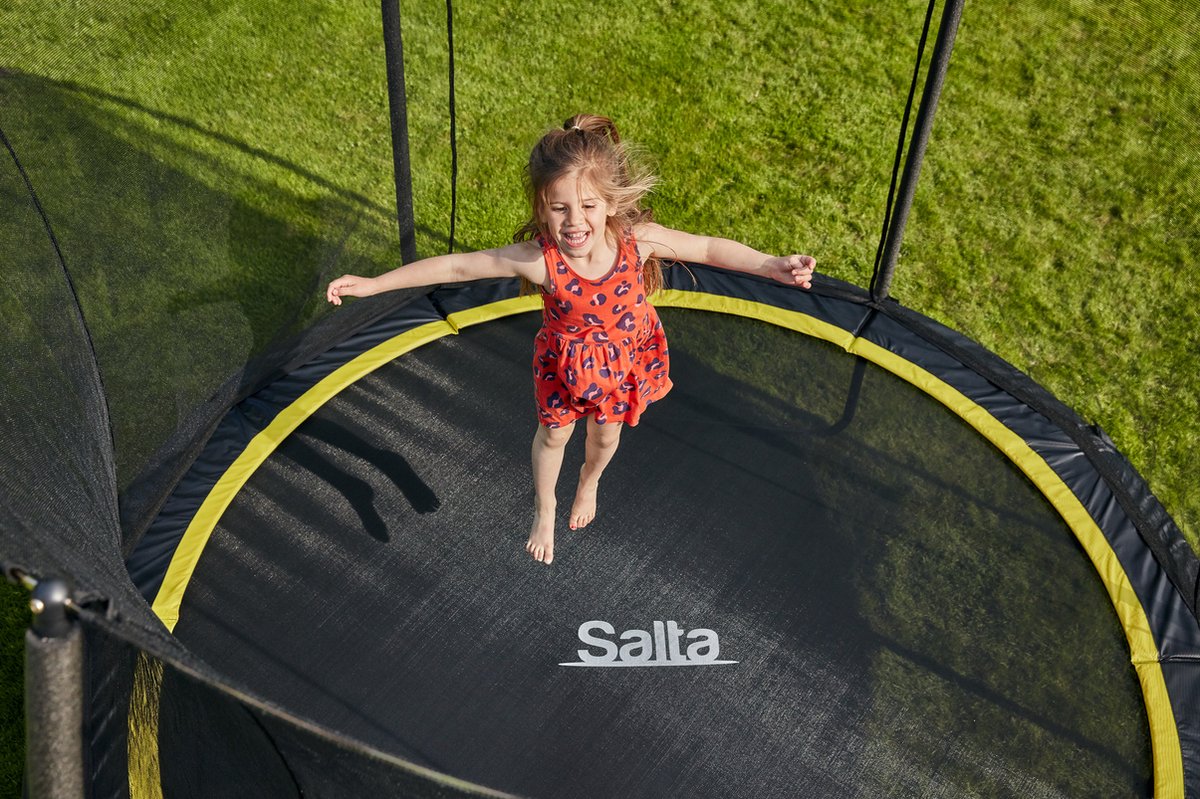Salta Comfort Edition - ø 153 cm - Ronde trampoline met veiligheidsnet - Zwart - Mini/Kleine trampoline voor kinderen — afbeelding 2