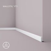 Plint NMC FT1 WALLSTYL Noel Marquet Sierlijst Wandlijst Frieslijst modern design wit 2 m