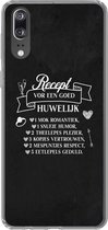 Geschikt voor Huawei P20 hoesje - TAALFOUT! RECEPT VOR IPV RECEPT VOOR - Siliconen Telefoonhoesje