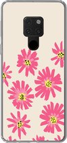 Coque Huawei P40 Lite - Fleurs - Motif - Minimalisme - Coque de téléphone en Siliconen