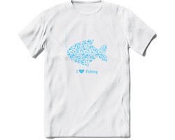 I Love Fishing - Vissen T-Shirt | Blauw | Grappig Verjaardag Vis Hobby Cadeau Shirt | Dames - Heren - Unisex | Tshirt Hengelsport Kleding Kado - Wit - XXL I Love Fishing - Vissen T-Shirt | Blauw | Grappig Verjaardag Vis Hobby Cadeau Shirt | Dames - Heren - Unisex | Tshirt Hengelsport Kleding Kado - Wit - XXL
