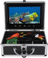 Luxiqo® Fish Finder - Fishfinder - Camera Vissen - Visvinder - Monitor Vissen - Zwart/Zilver