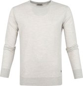 Scotch and Soda - Trui Wol Grijs - XL - Regular-fit