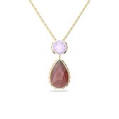 Swarovski Dames Ketting Metaal  -  GoudkleurigMeerkleurig