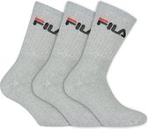 Fila - Tennis Socks 3-Pack - Grijze Sportsokken - 35-38 - Grijs