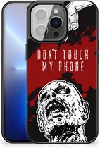 Back Case TPU Siliconen Hoesje iPhone 13 Pro Max GSM Hoesje met Zwarte rand Zombie Blood