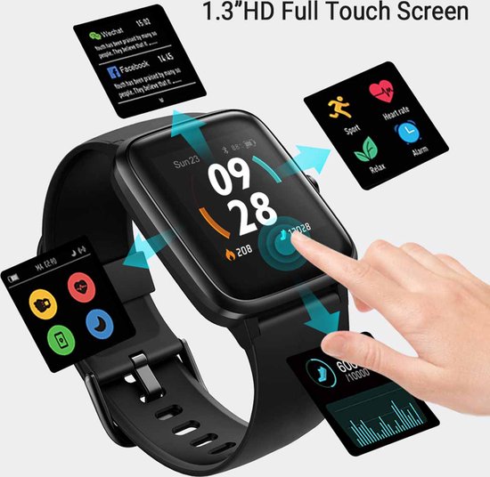 Lintelek Smartwatch Dames - Watch Geschikt voor Apple, Samsung, IOS en  Android - | bol.com