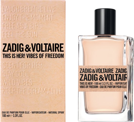 ZADIG&VOLTAIRE - C'est Elle ! Vibes of Freedom Eau de Parfum - 100 ml - eau  de parfum | bol.com