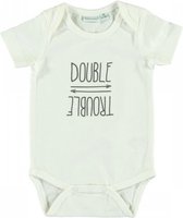 Babylook Romper Korte Mouw Double trouble Snow White