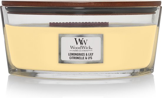 WoodWick Lemongrass & Lily Ellipse Candle