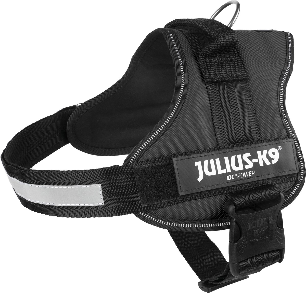 58 - 76 cm borstomvang - JULIUS-K9® Classic Hondentuig Zwart