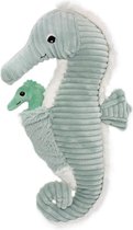 Les Déglingos - Knuffel Zeepaardje en Baby - 35 cm