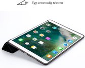 Tablet Hoes geschikt voor iPad Hoes 2019 - Air 3 - 10.5 inch - Smart Cover - A2152 - A2123 - A2154 - Zwart
