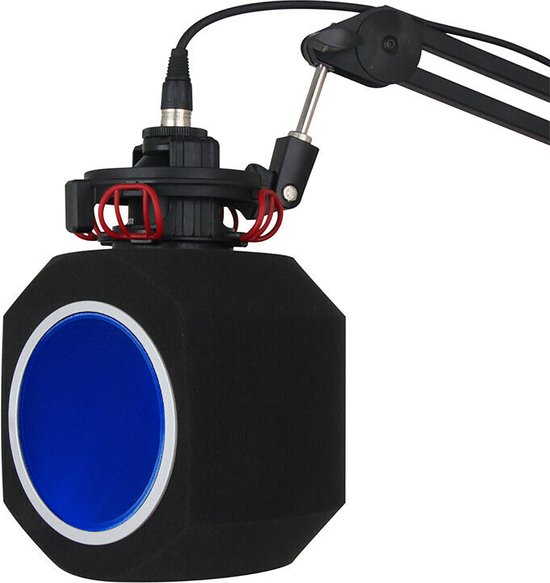 Pijnstiller Fahrenheit Uitrusten Vocube - Popfilter en Reflectiefilter voor Microfoon - Cube - Pop Filter -  Podcast -... | bol.com