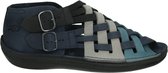 Loints of Holland 55206 CAPELLE - Volwassenen Platte sandalen - Kleur: Blauw - Maat: 40