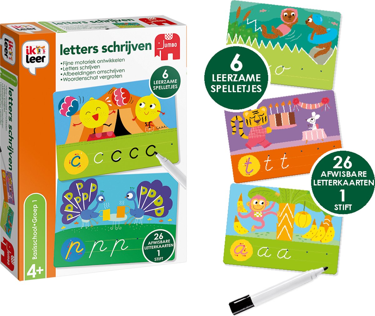 Jumbo - Ik Leer - Letters Schrijven - Educatief spel - Vanaf 4 jaar — afbeelding 17