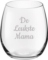 Gegraveerde Drinkglas 39cl De Leukste Mama
