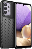 Cazy Samsung Galaxy A33 hoesje - TPU Grip Case - zwart