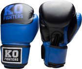 KO Fighters - Bokshandschoenen - Kickboks Handschoenen - Thunder Strike - Blauw - 16oz