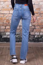 Broek Toxik3 hoge taille straight jeans