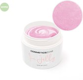 Cosmetics Zone ICE JELLY – Hypoallergene UV/LED Gel Pink Mask Glitter 15ml.