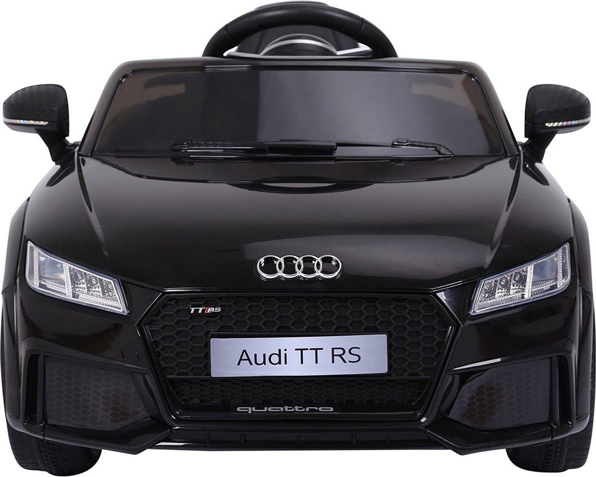 Elektrische Kinderauto Audi TT Zwart 12V Met Afstandsbediening | bol.com
