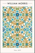 Walljar - William Morris - Vine - Muurdecoratie - Canvas schilderij