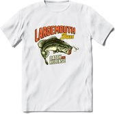 Catch and Release - Vissen T-Shirt | Beige | Grappig Verjaardag Vis Hobby Cadeau Shirt | Dames - Heren - Unisex | Tshirt Hengelsport Kleding Kado - Wit - S