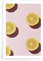 Walljar - Sliced Lemons II - Muurdecoratie - Poster