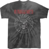 Ramones Heren Tshirt -L- Presidential Seal Zwart