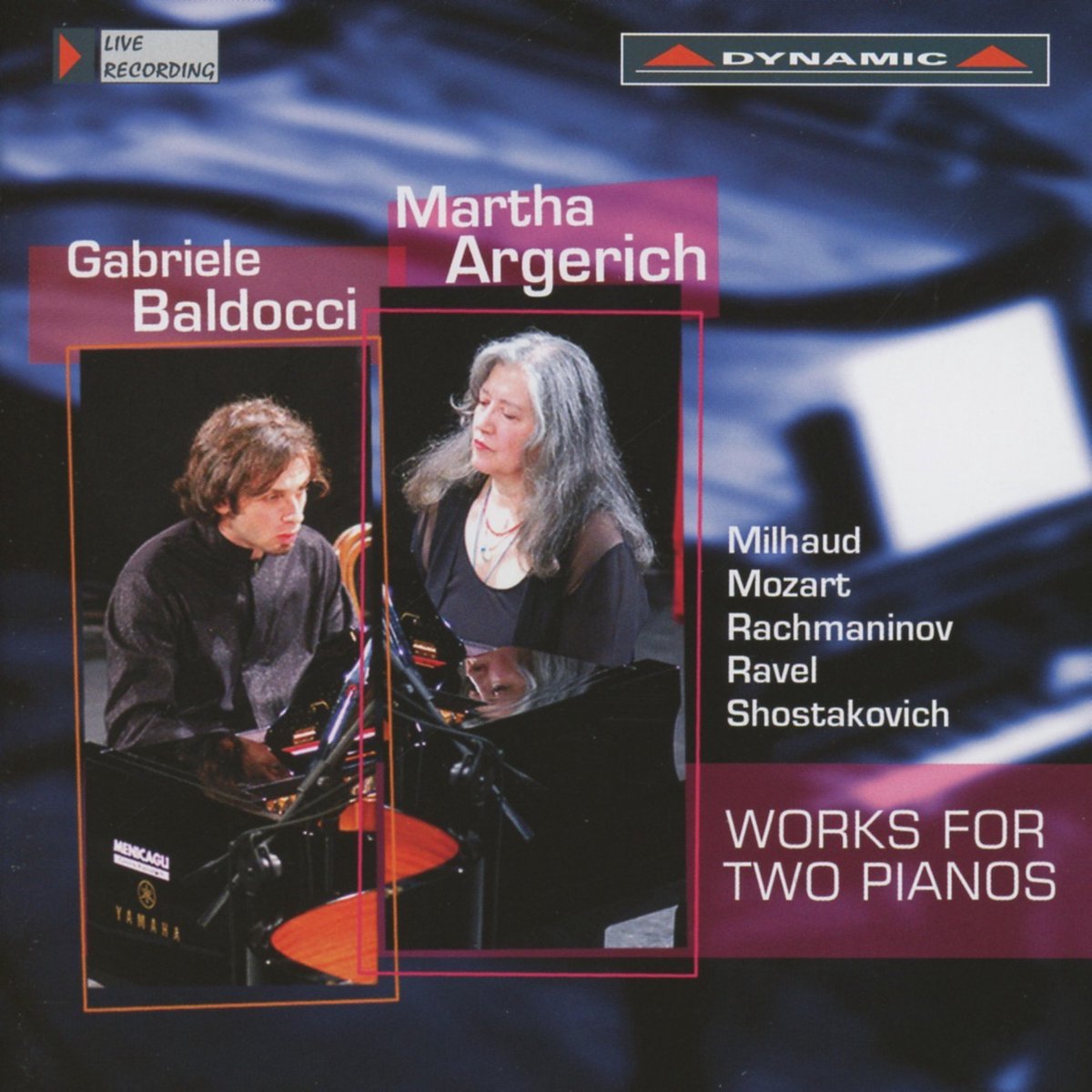 Martha Argerich & Gabriele Baldocci - Works For Two Pianos (CD)