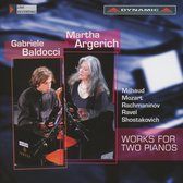 Martha Argerich & Gabriele Baldocci - Works For Two Pianos (CD)