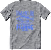 Time To Relax - Vissen T-Shirt | Grappig Verjaardag Vis Hobby Cadeau Shirt | Dames - Heren - Unisex | Tshirt Hengelsport Kleding Kado - Donker Grijs - Gemaleerd - XXL