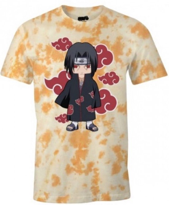 Foto: Naruto itachi tye die t shirt oranje s 