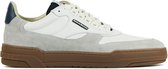 Floris van Bommel Sneakers Heren - Lage sneakers / Herenschoenen - Leer - 16344     -  Wit combi - Maat 41